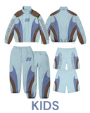 *KIDS* - Wave Blue - State Track Bundle (Jacket Pants Shorts)