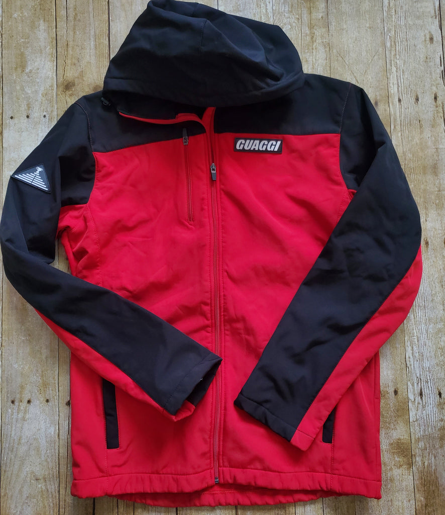 Black/Red Waterproof Jacket