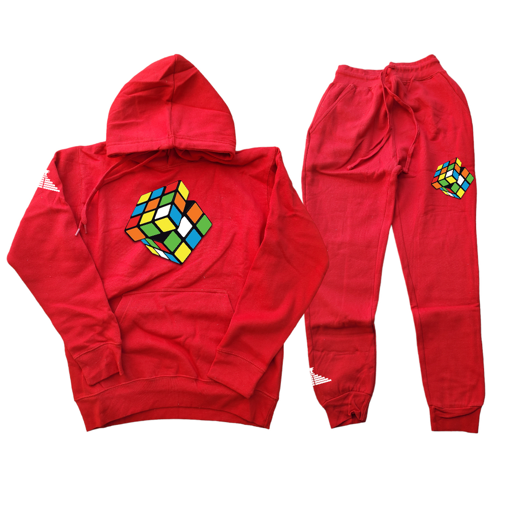Rubiks "Figure It Out" Suit - Red